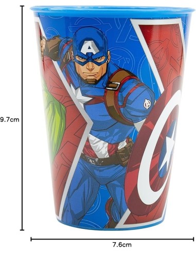bicchiere avengers 260ml bambini shopincasa.it