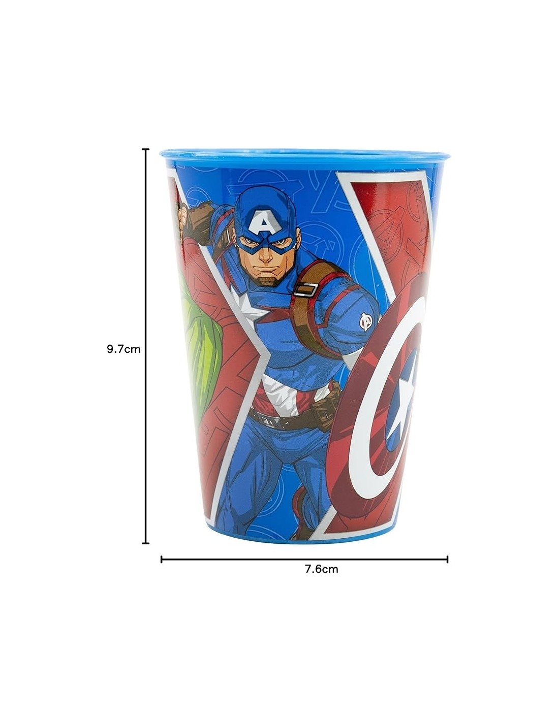 bicchiere avengers 260ml bambini shopincasa.it