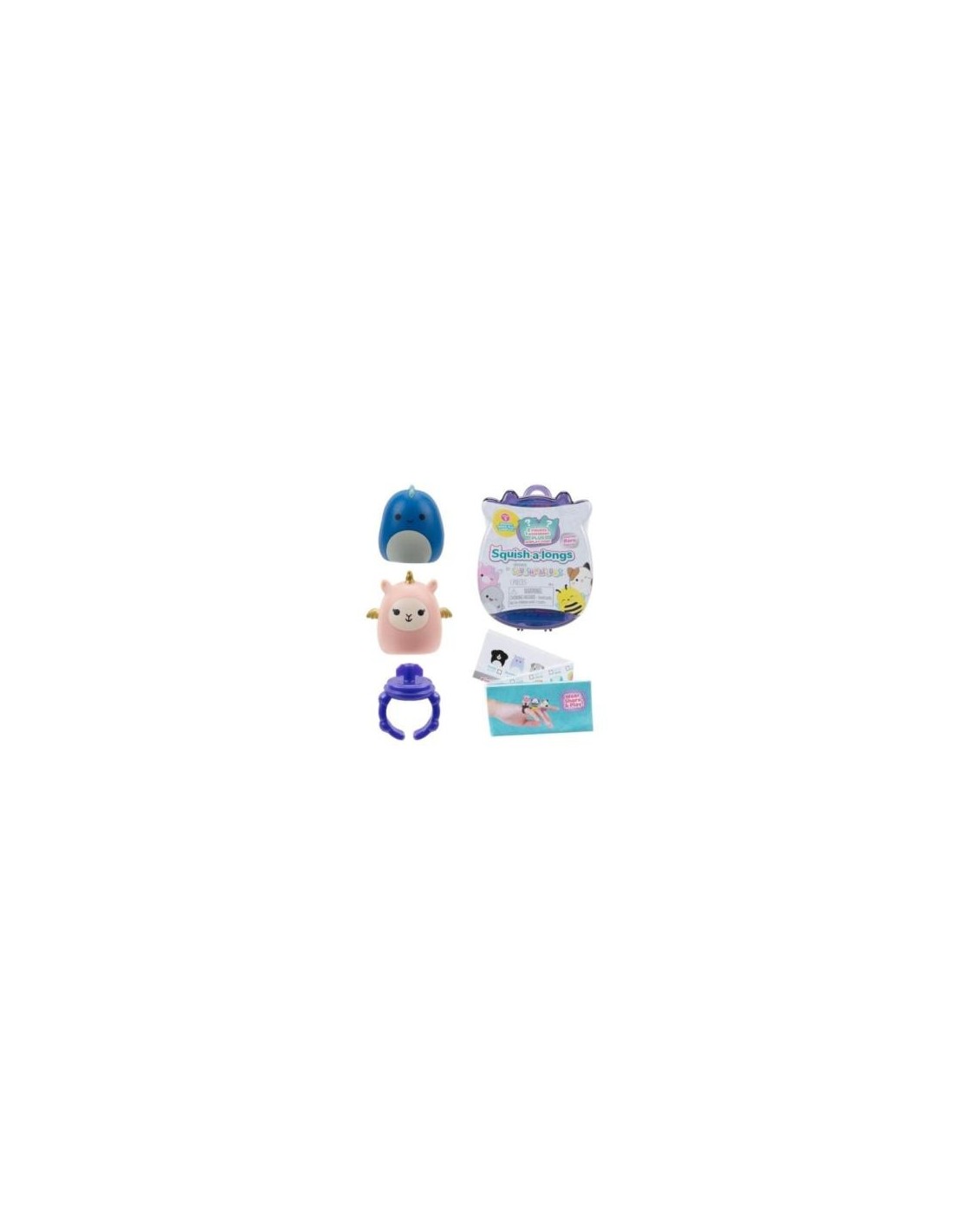 GIOCATTOLO PUBBLICIZZATO: vendita online Mini Squishmallows da 2,5 cm Serie 1 con Anello – Set da 2 Personaggi Collezionabili...