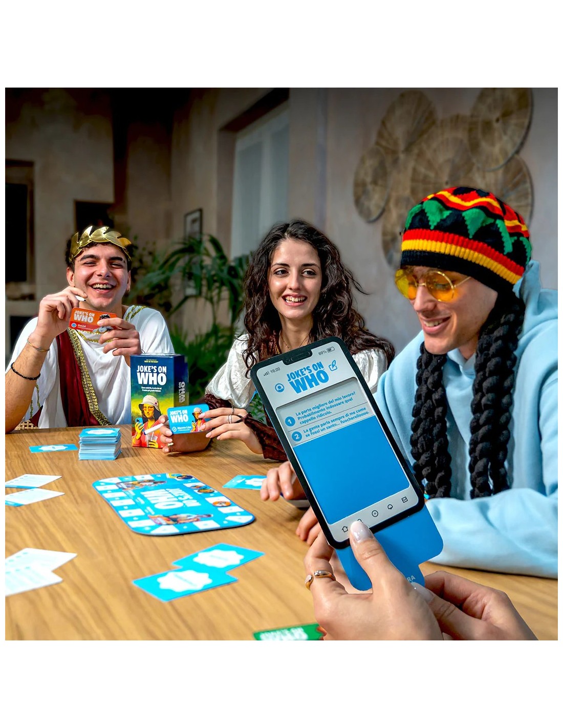 GIOCHI DI SOCIETA'E PUZZLE: vendita online Joke’s On Who – Gioco da Tavolo Party Indovina il Personaggio in Stile Social in o...