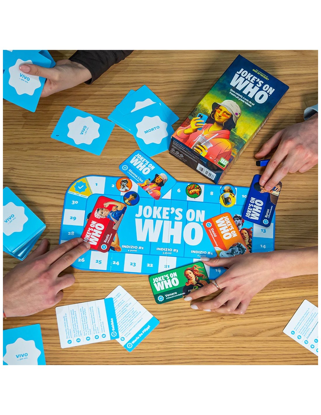GIOCHI DI SOCIETA'E PUZZLE: vendita online Joke’s On Who – Gioco da Tavolo Party Indovina il Personaggio in Stile Social in o...