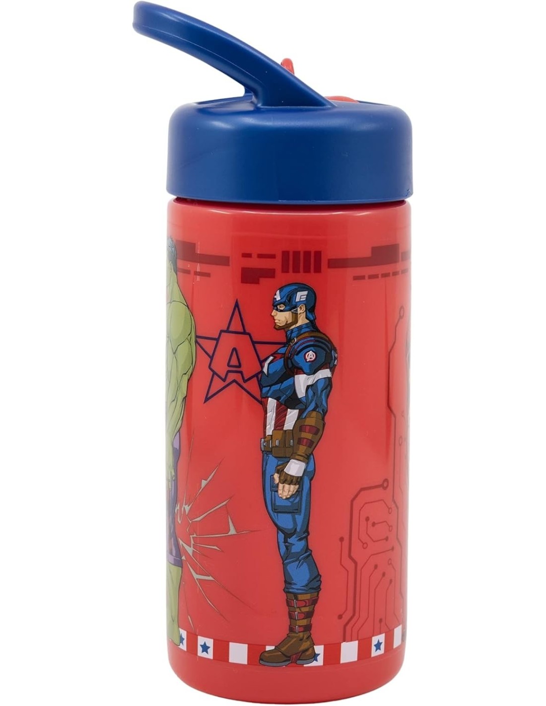 borraccia avengers 420ml con cannuccia shopincasa.it
