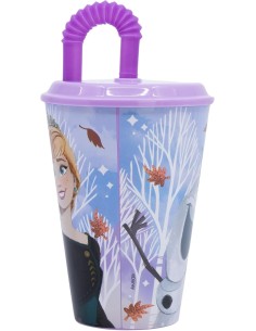 Bicchiere Frozen 430ml con Cannuccia per Bambini | Shop in Casa 2