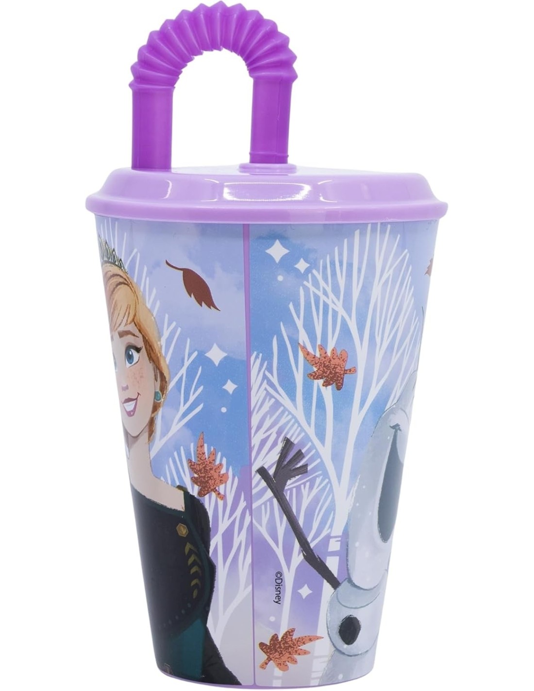 Bicchiere Frozen 430ml con Cannuccia per Bambini | Shop in Casa