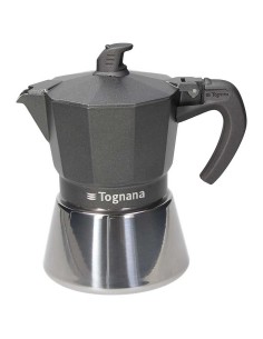 CAFFETTIERE E BOLLITORI: vendita online Caffettiera 3 Tazze Tognana Ultra Class Induction – Alluminio e Acciaio, Fondo Full I...