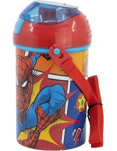 borraccia spiderman pop-up 450ml bambini shopincasa.it