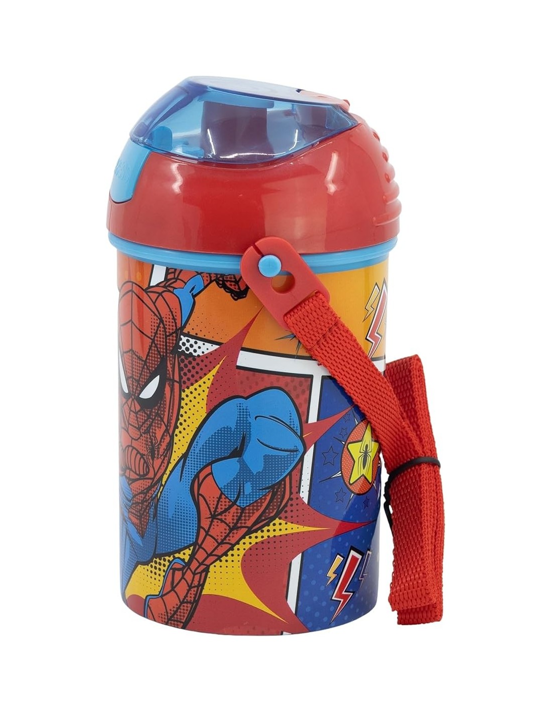 borraccia spiderman pop-up 450ml bambini shopincasa.it