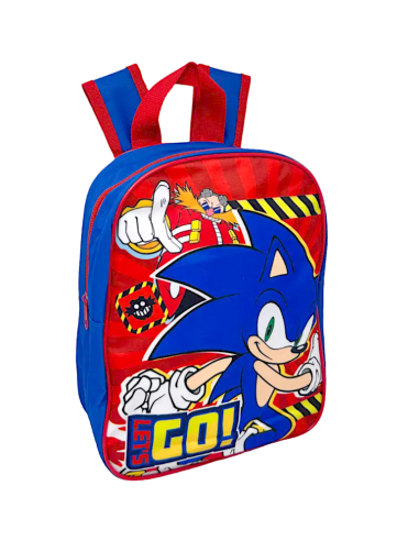 Zaino Sonic Asilo Premium 28x22x10 cm Multicolore | Shop in Casa