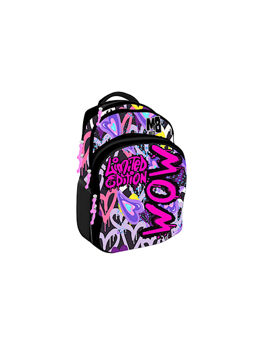 zaino teen mate girl assortito per scuola e tempo libero shopincasa.it