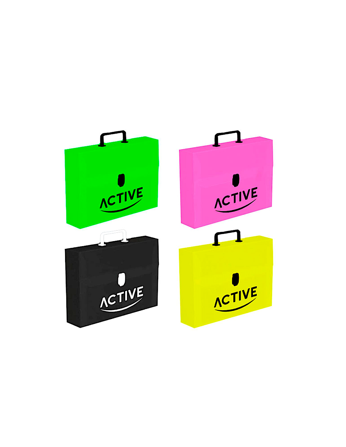 Valigetta cartella polionda active fluo dorso 8 – shopincasa.it