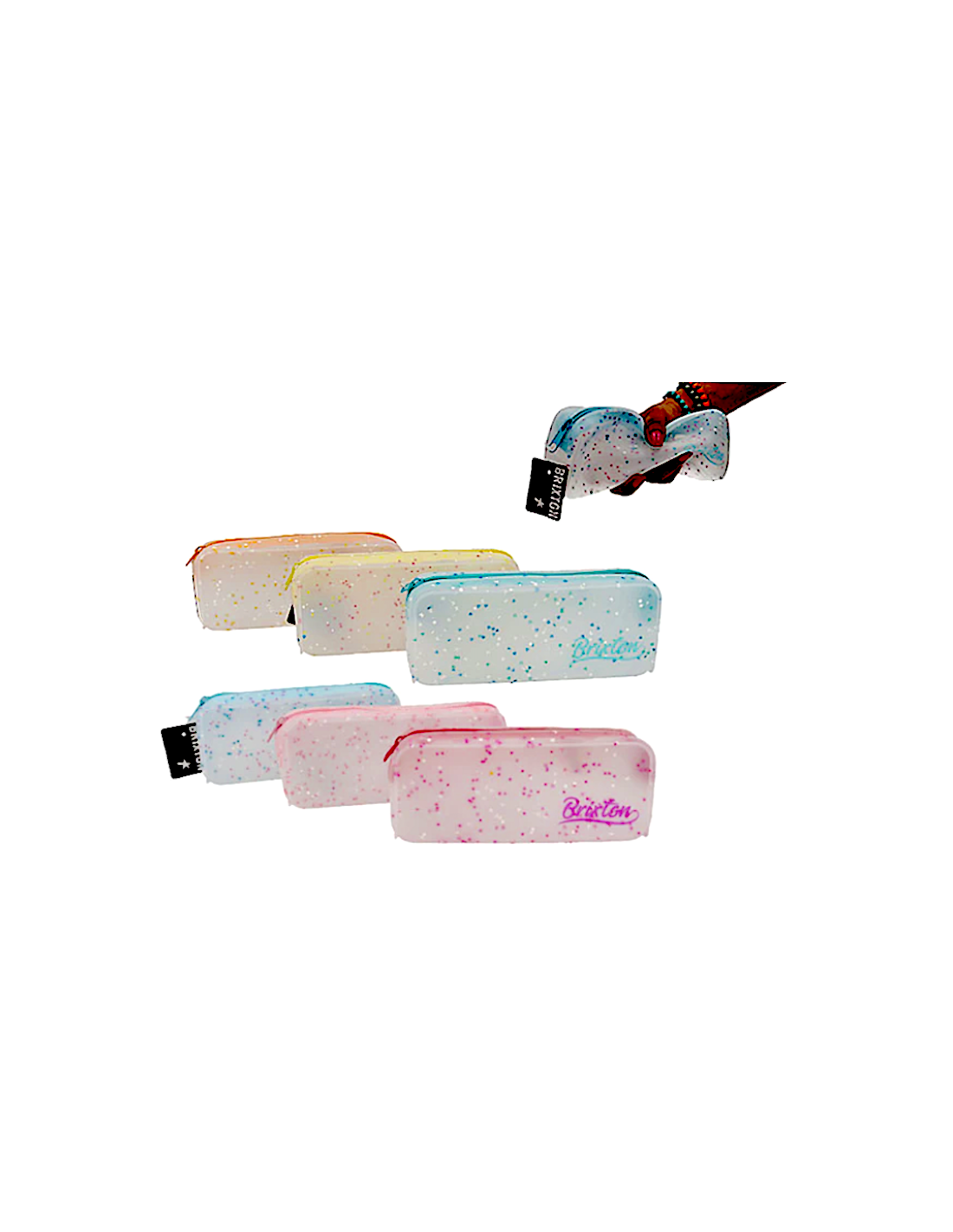 Bauletto Brixton Glitter in Silicone Assortito | Shop in Casa