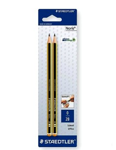 STAEDTLER BLISTER 2 MATITE 02B