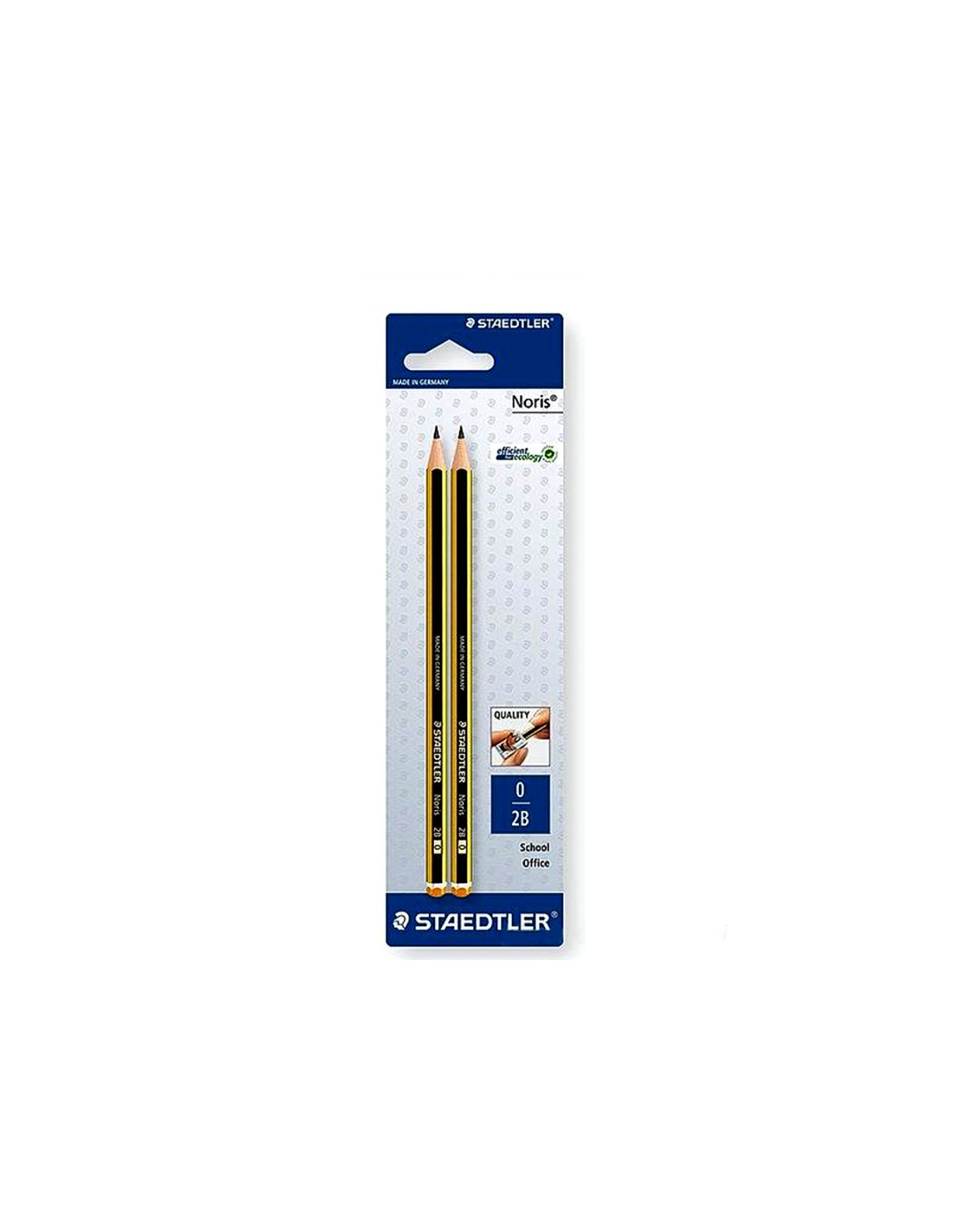 STAEDTLER Matite 02B, Blister 2 Pezzi, Grafite Morbida | Shop in Casa