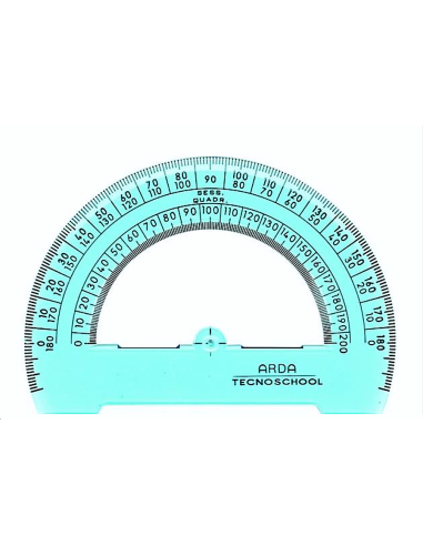 Goniometro 180°, 12 cm, Precisione per Disegno Tecnico e Scuola | Shop in Casa