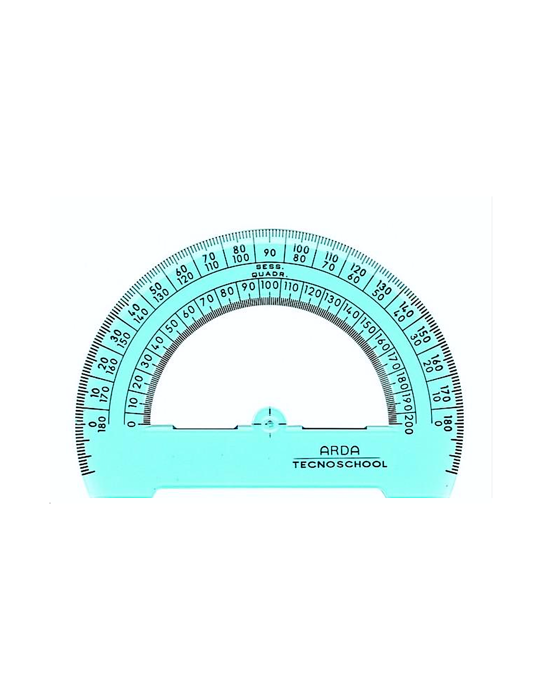 Goniometro 180°, 12 cm, Precisione per Disegno Tecnico e Scuola | Shop in Casa