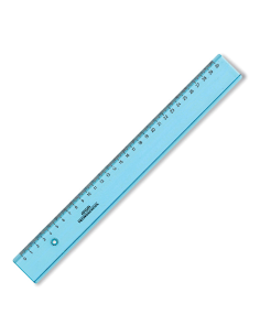 Riga da Disegno 30 cm, Plastica Trasparente, Precisa e Resistente | Shop in Casa
