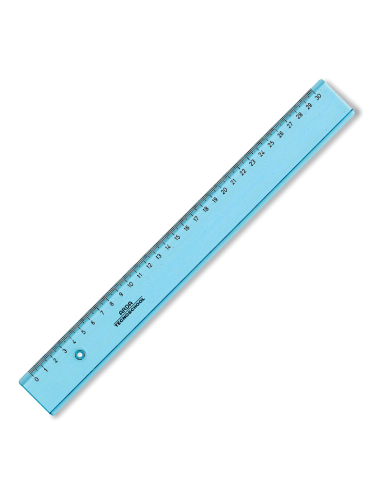 Riga da Disegno 30 cm, Plastica Trasparente, Precisa e Resistente | Shop in Casa