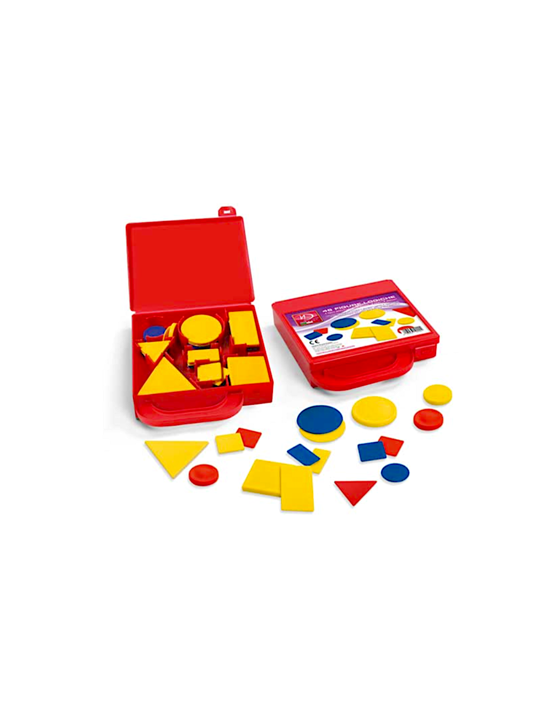 Valigetta Didattica 48 Figure Logiche, Gioco Educativo per Scuola | Shop in Casa