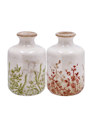VASO 111946 SALAS 12X18CM CERAMICA ASSORTITO