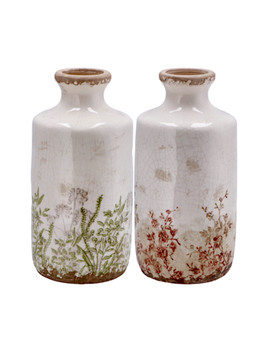 VASO 111972 SALAS 13X27CM CERAMICA ASSORTITO