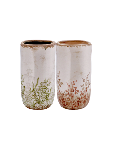 VASO 111979 SALAS 14X27CM CERAMICA ASSORTITO
