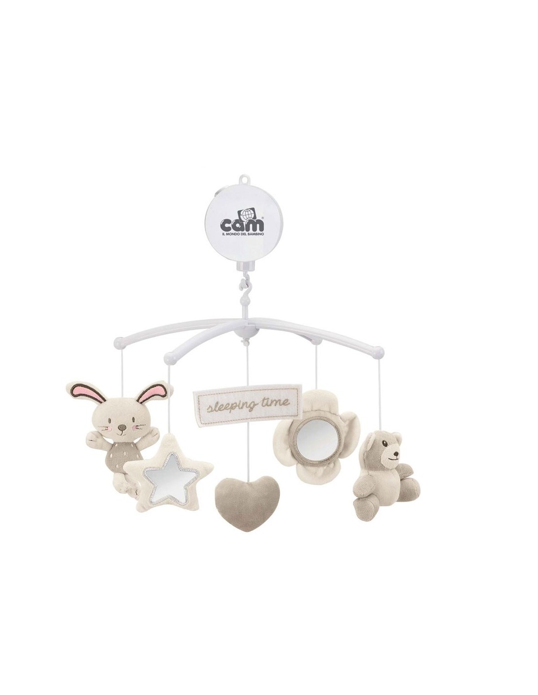 Giostrina per culla CAM Il Mondo del Bambino art.928 – Bianco Beige...