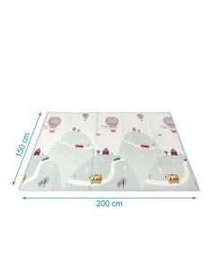 Kiokids Tappeto da Gioco Reversibile 150x200 - Impermeabile | Shopincasa.it