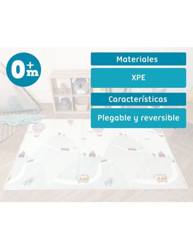 Kiokids Tappeto da Gioco Reversibile 150x200 - Impermeabile | Shopincasa.it