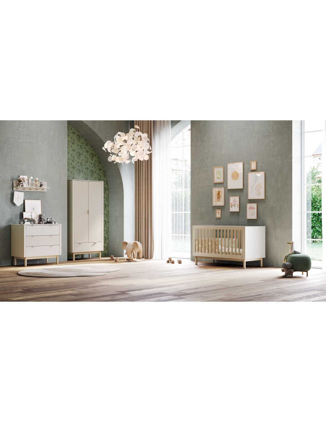 Letto Champagne Demì Trasformabile - Da Baby a Toddler | Shopincasa.it