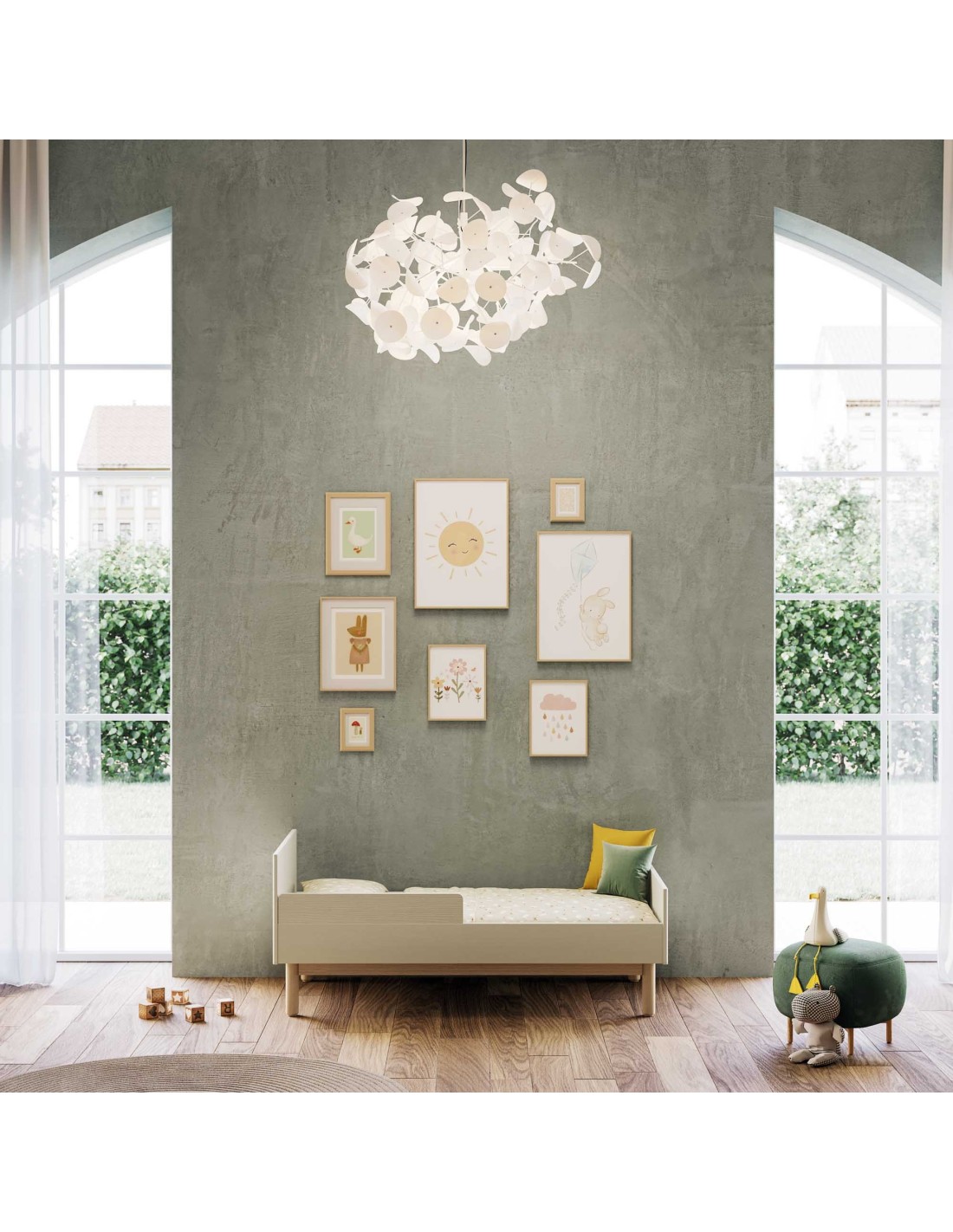 Letto Champagne Demì Trasformabile - Da Baby a Toddler | Shopincasa.it