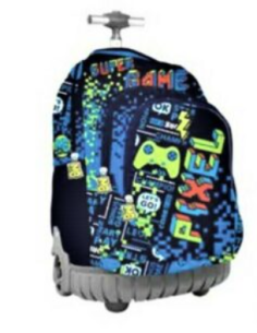zaino trolley boy mate assortito scuola con ruote shopincasa.it