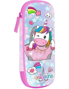 Bauletto 1 Zip Unicorn Assortito per Scuola | Shop in Casa
