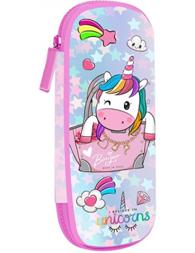 Bauletto 1 Zip Unicorn Assortito per Scuola | Shop in Casa