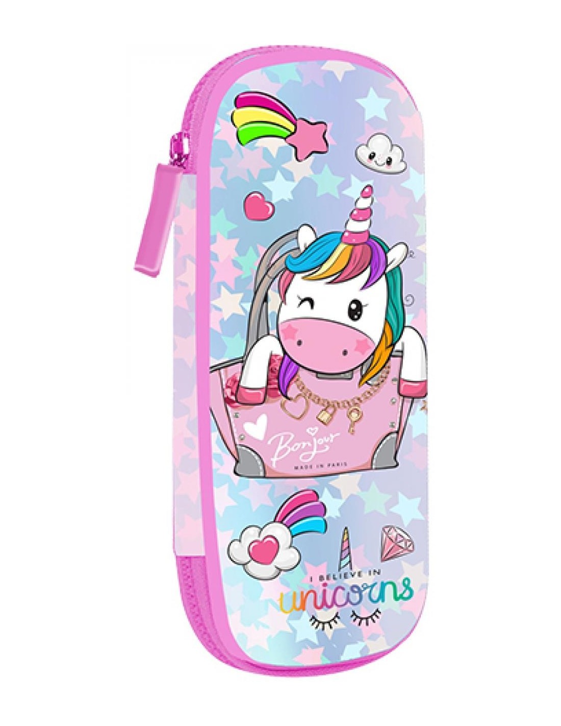 Bauletto 1 Zip Unicorn Assortito per Scuola | Shop in Casa