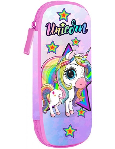 Bauletto 1 Zip Unicorn Assortito per Scuola | Shop in Casa