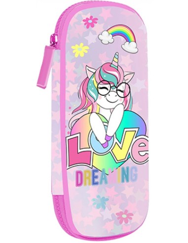 Bauletto 1 Zip Unicorn Assortito per Scuola | Shop in Casa