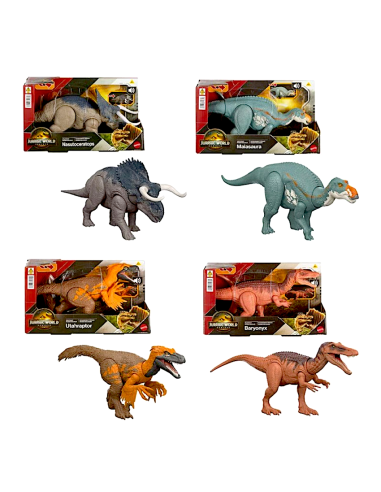 JURASSIC WORLD JGB87 RUGGITO SELVAGGIO ASSORTITO