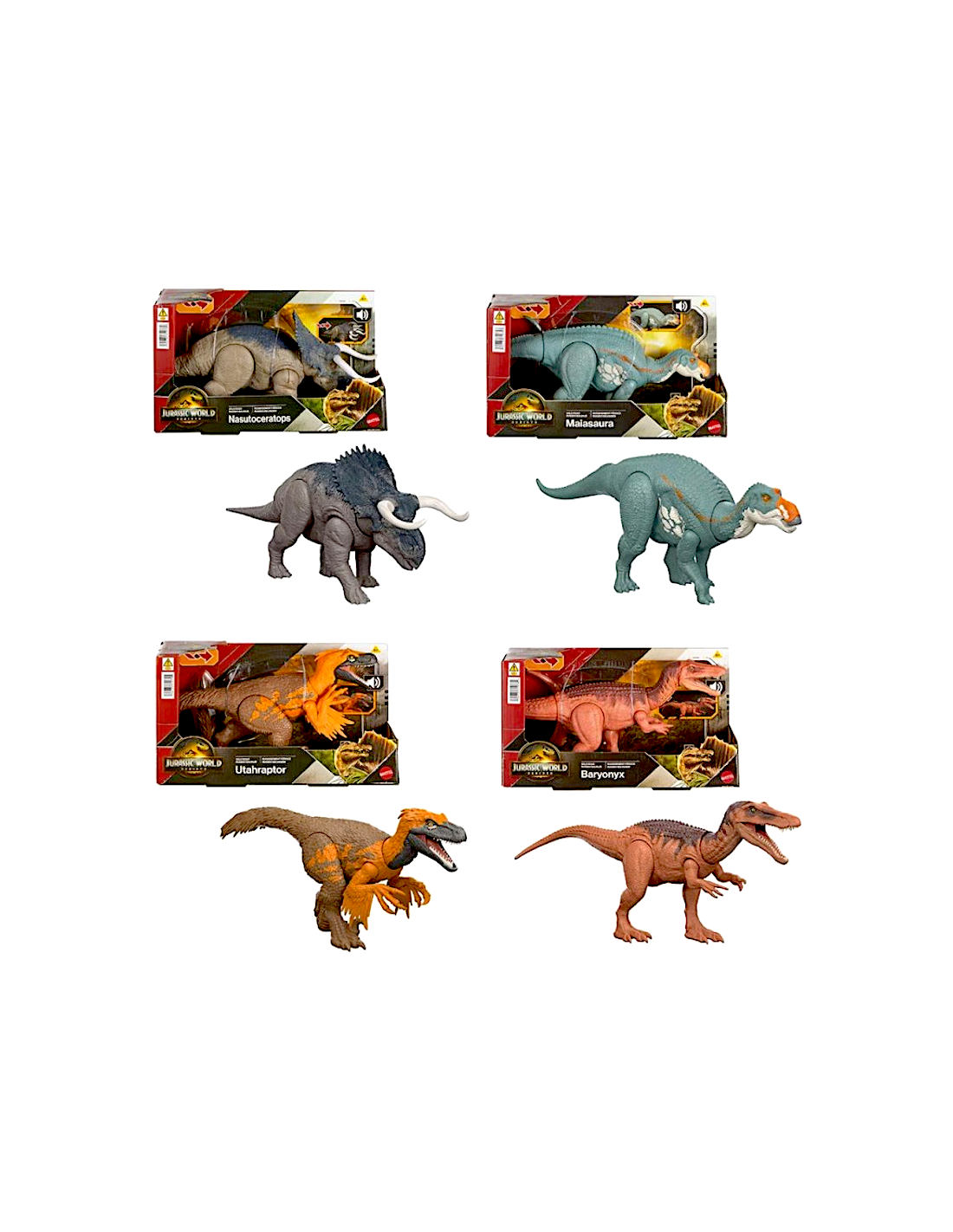 JURASSIC WORLD JGB87 RUGGITO SELVAGGIO ASSORTITO