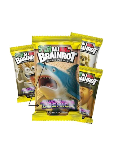 GIOCATTOLO PUBBLICIZZATO: vendita online Bustina Carte Italian Brainrot “Allucinazione Cosmica” – Serie 2, 7 carte con 1 spec...