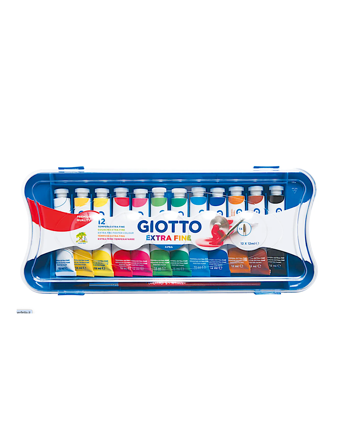 GIOTTO CONF 12 COLORI TEMPERA 12ML