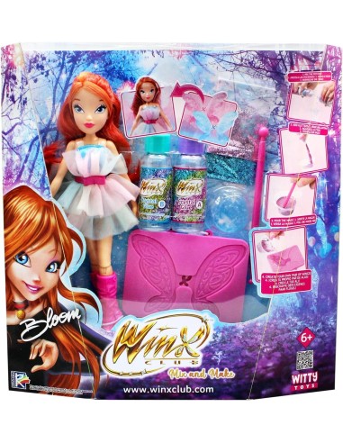 GIOCATTOLO PUBBLICIZZATO: vendita online Winx Bloom Mix and Make - Crea le Ali Magiche con Glitter e Colle Colorate in offerta