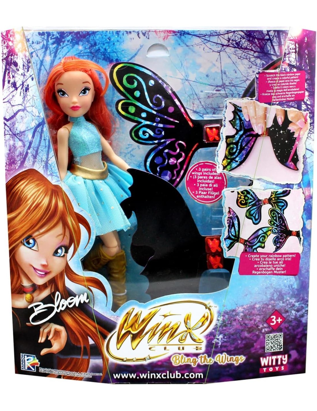 GIOCATTOLO PUBBLICIZZATO: vendita online Winx Create Your Wings – Personalizza le Ali di Bloom, Flora o Stella ASSORTITO in o...