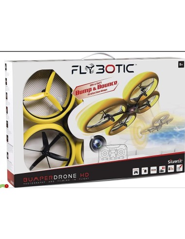 GIOCATTOLO PUBBLICIZZATO: vendita online Drone Rocco Giocattoli “Bumper Vision” 2,4 GHz – Resistente con Telecamera e Protezi...
