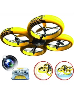 GIOCATTOLO PUBBLICIZZATO: vendita online Drone Rocco Giocattoli “Bumper Vision” 2,4 GHz – Resistente con Telecamera e Protezi...