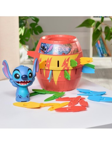 GIOCHI DI SOCIETA'E PUZZLE: vendita online Stitch Pop‑Up Disney – Gioco da Tavolo Interattivo con Barile e Tavole da Surf in ...