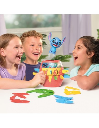 GIOCHI DI SOCIETA'E PUZZLE: vendita online Stitch Pop‑Up Disney – Gioco da Tavolo Interattivo con Barile e Tavole da Surf in ...
