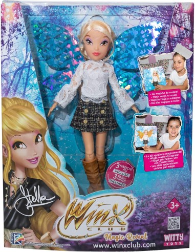 GIOCATTOLO PUBBLICIZZATO: vendita online Winx Club Magic Reveal – Bambola Fashion con Ali Olografiche da Scoprire ASSORTITO i...