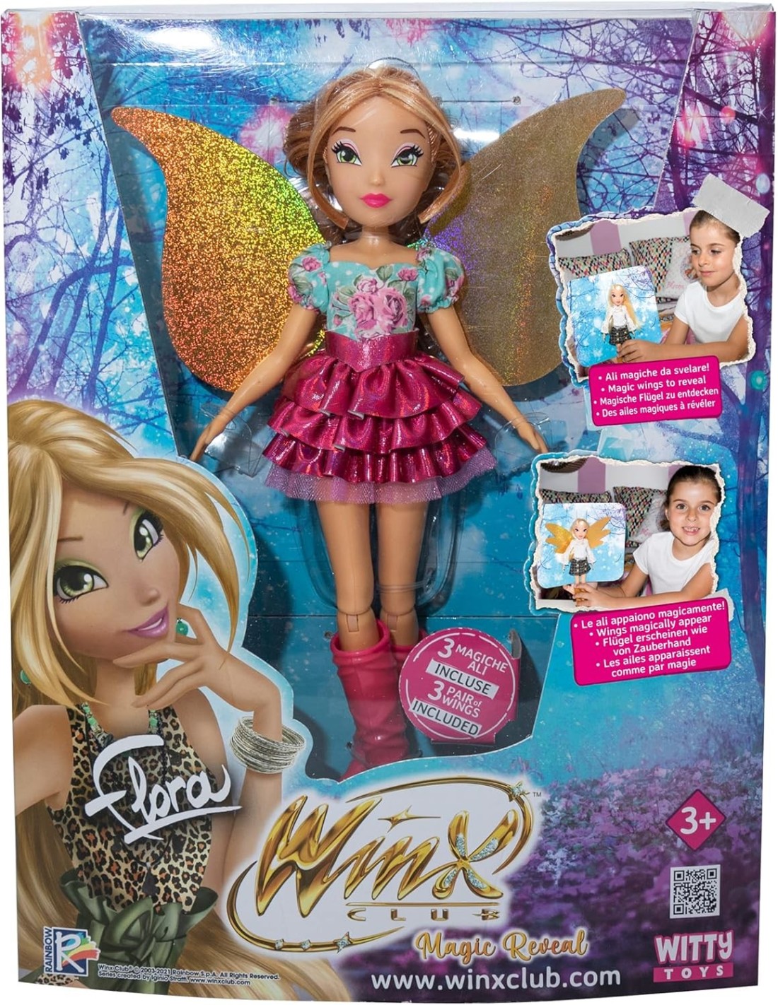 GIOCATTOLO PUBBLICIZZATO: vendita online Winx Club Magic Reveal – Bambola Fashion con Ali Olografiche da Scoprire ASSORTITO i...