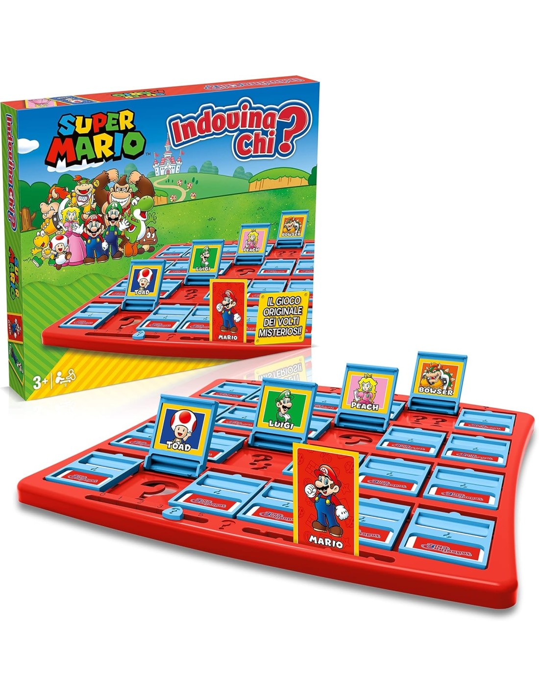 GIOCHI DI SOCIETA'E PUZZLE: vendita online Indovina Chi? Super Mario – Gioco da Tavolo Family Edition con 24 Personaggi Iconi...