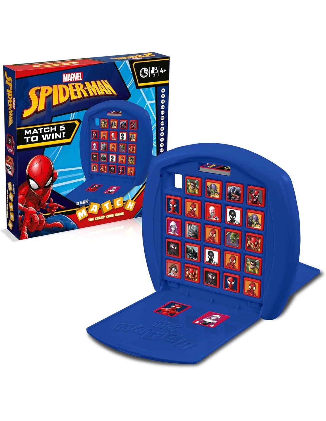 GIOCHI DI SOCIETA'E PUZZLE: vendita online Top Trumps Match Spiderman – Gioco da Tavolo Marvel 2+ Giocatori, Età 4+ in offerta
